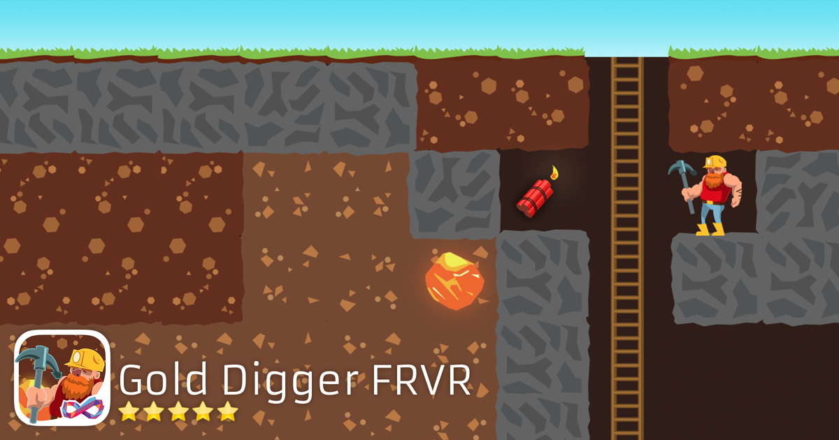 Gold Digger FRVR Deep Mining Dig and Match Exploration